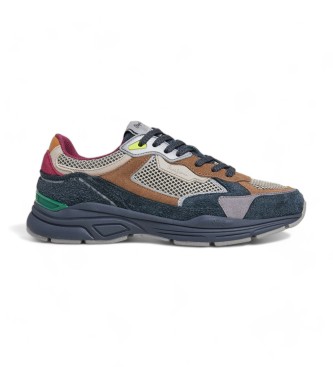 Pepe Jeans Dave Risen multicoloured leather shoes