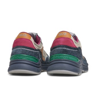 Pepe Jeans Dave Risen chaussures en cuir multicolore