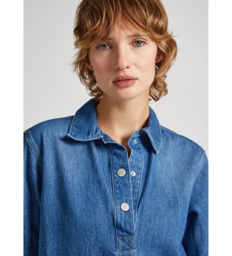 Pepe Jeans Davina jurk blauw