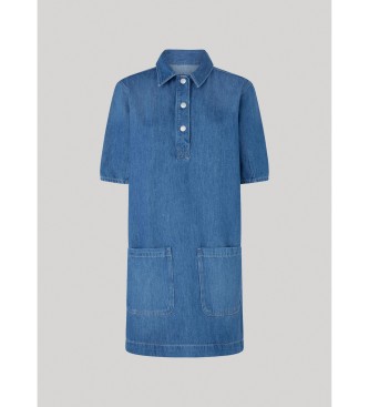 Pepe Jeans Davina jurk blauw