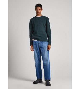 Pepe Jeans Dean Jumper med rund halsringning grn