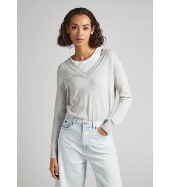 Pepe Jeans Donna Pullover grau