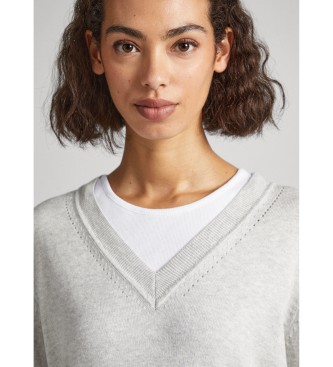 Pepe Jeans Donna Pullover grau