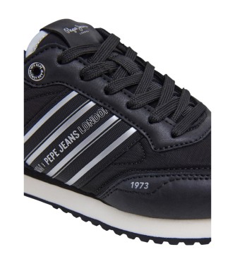 Pepe Jeans Dublin Halbschuhe aus Leder schwarz