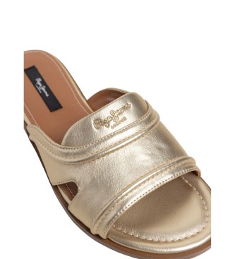 Pepe Jeans Dyana Bay gold sandals