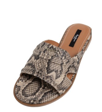 Pepe Jeans Sandalias Dyana Snake beige