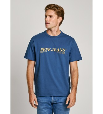 Pepe Jeans T-shirt Dylan niebieski