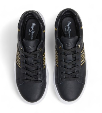 Pepe Jeans Sneaker Eaton City in pelle nera