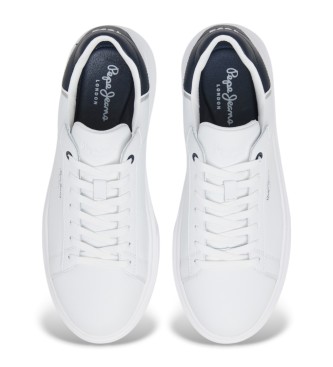 Pepe Jeans Eaton One Lederschuhe wei