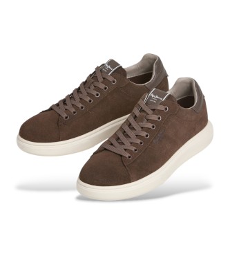Pepe Jeans Eaton Suede brune ldersko