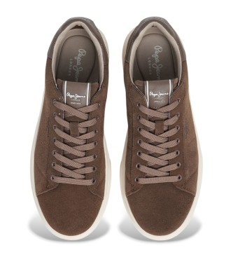 Pepe Jeans Eaton Suede brune ldersko