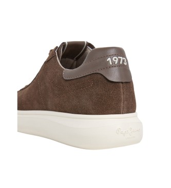 Pepe Jeans Eaton Suede brune ldersko