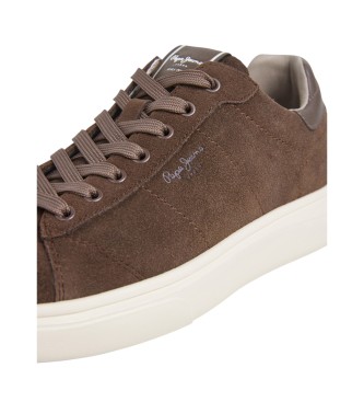 Pepe Jeans Eaton Suede brune ldersko