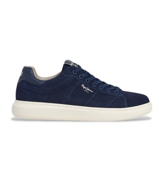 Pepe Jeans Eaton Suede marinebl ldersko
