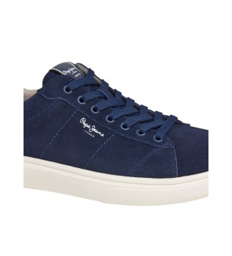 Pepe Jeans Eaton Suede marinebl ldersko