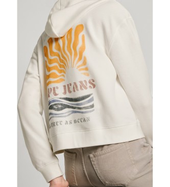 Pepe Jeans Sweat Ednam blanc