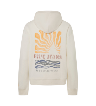 Pepe Jeans Felpa bianca di Ednam