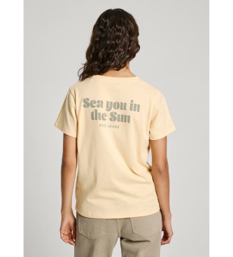 Pepe Jeans T-shirt Effie jaune