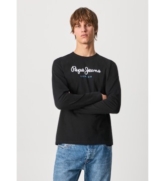 Pepe Jeans T-shirt Eggo lunga N nera