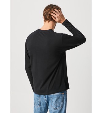 Pepe Jeans T-shirt Eggo lunga N nera