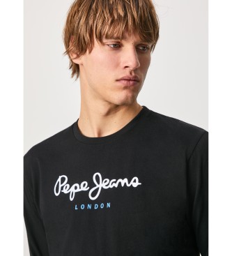 Pepe Jeans T-shirt Eggo lunga N nera