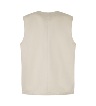 Pepe Jeans Waistcoat Elm Utilty white