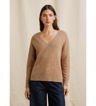 Pepe Jeans Emma V Pullover braun