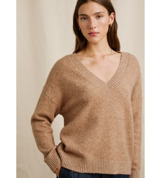 Pepe Jeans Emma V Pullover braun