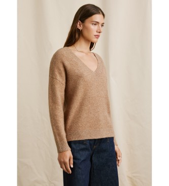Pepe Jeans Emma V Pullover braun