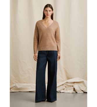 Pepe Jeans Emma V Pullover braun