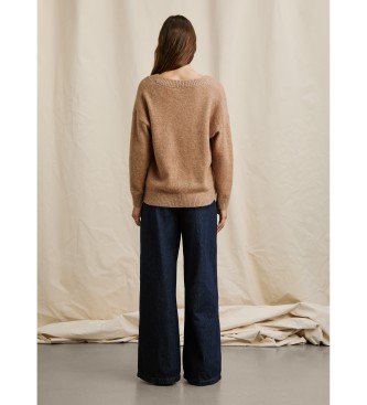 Pepe Jeans Emma V Pullover braun