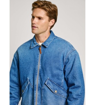 Pepe Jeans Giacca in denim blu Emmett Azure