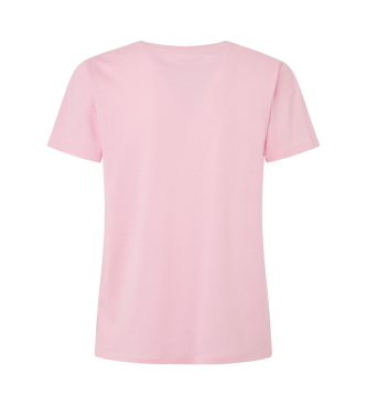 Pepe Jeans Camiseta Enara rosa