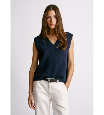 Pepe Jeans Gilet blu navy Erica