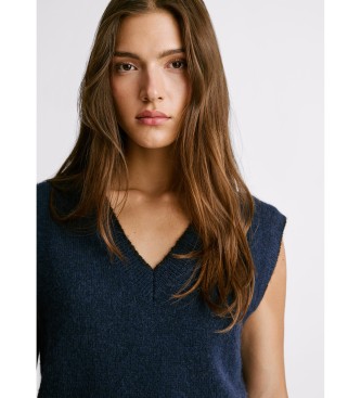 Pepe Jeans Gilet blu navy Erica