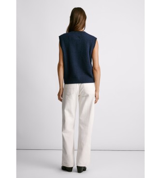 Pepe Jeans Gilet blu navy Erica