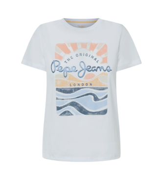 Pepe Jeans T-shirt Esha blanc