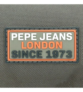 Pepe Jeans Pepe Jeans Cody three compartment pencil case green