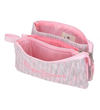 Pepe Jeans Pepe Jeans Miri, trousse  trois compartiments, rose