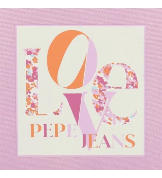 Pepe Jeans Estojo de lpis com cinco compartimentos Sandra cor-de-rosa