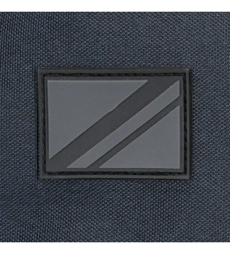 Pepe Jeans Koffer met drie compartimenten zwart