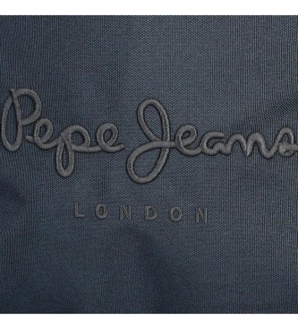 Pepe Jeans Mala com trs compartimentos em preto