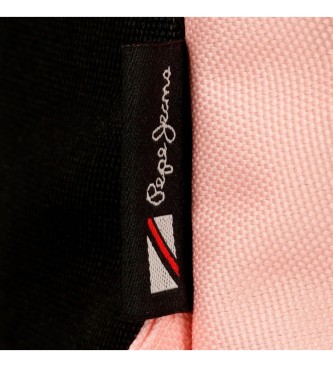 Pepe Jeans Aris Estojo de lpis colorido com trs compartimentos cor-de-rosa