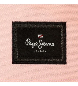 Pepe Jeans Aris Estojo de lpis colorido com trs compartimentos cor-de-rosa