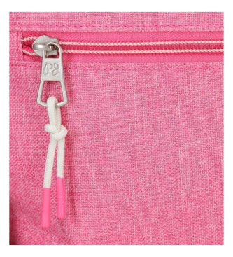 Pepe Jeans Pepe Jeans Luna trousse  crayons  trois compartiments rose -22x12x5cm