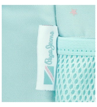 Pepe Jeans Pepe Jeans Nerea three compartment pencil case turquoise