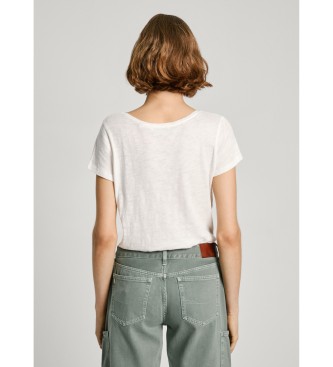 Pepe Jeans T-shirt Ezzy biały