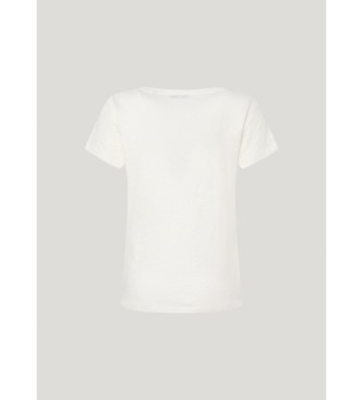 Pepe Jeans T-shirt Ezzy biały