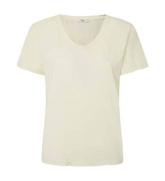 Pepe Jeans Camiseta Fabiana blanco roto