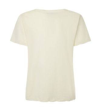Pepe Jeans Camiseta Fabiana blanco roto